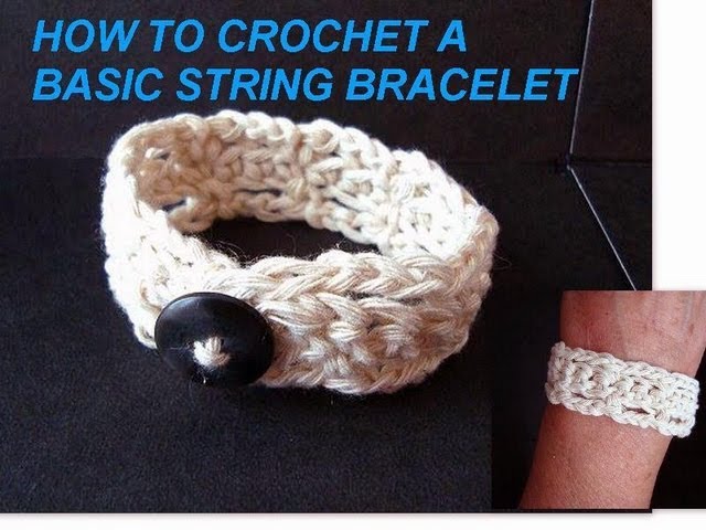 Scrap Yarn Summer Bracelet Pattern • Oombawka Design Crochet