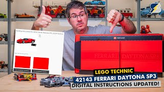 LEGO finally fixed (almost 🤭) the LEGO Technic 42143 Ferrari Daytona's instructions