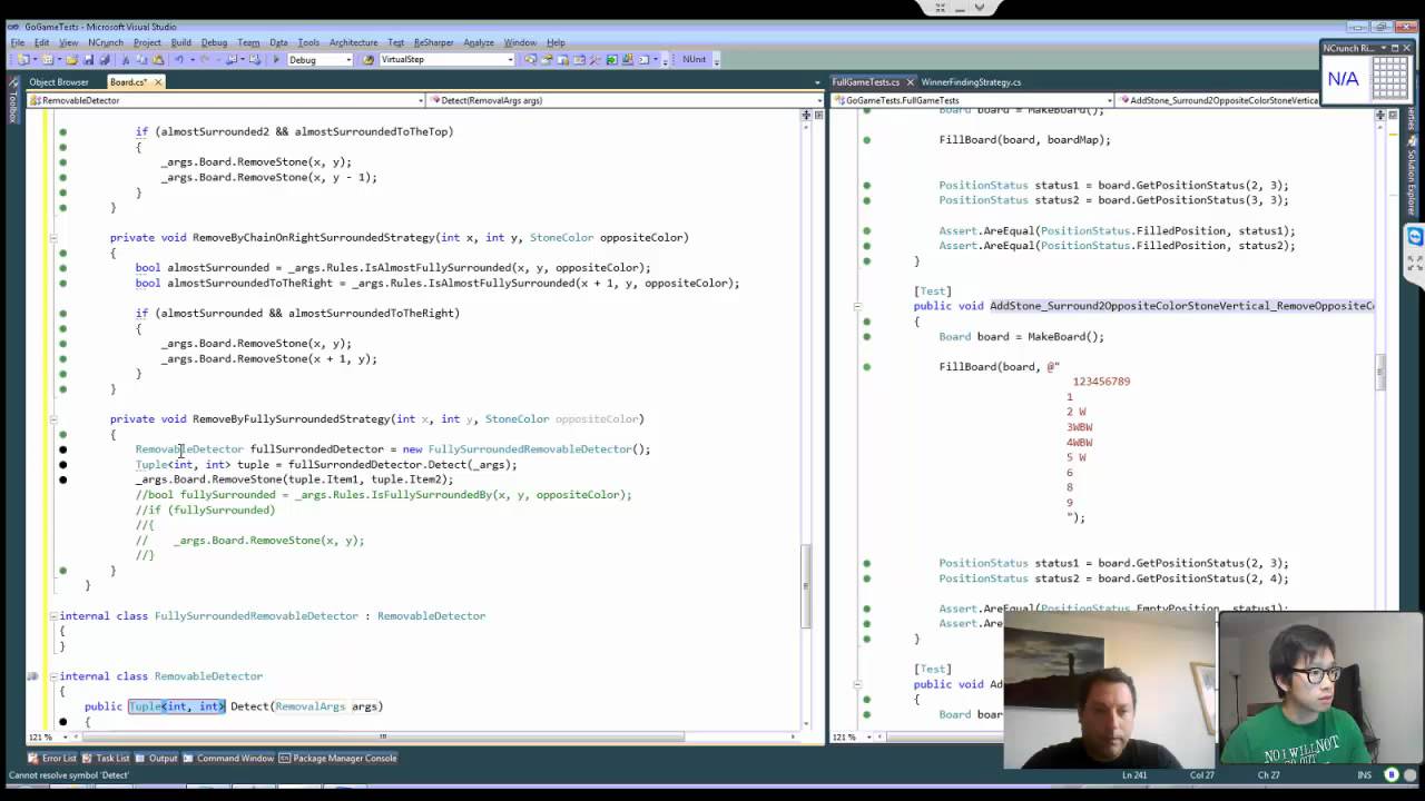 unity 2d: basic player movement script - youtube... TDD Pairing Session 8 (The Big Refactor) with Roy Osherove and Raymond ...