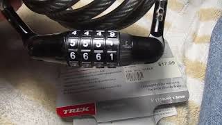 Trek Dreadlocks combination bicycle lock - unpickable?  Unsolicited review. screenshot 4