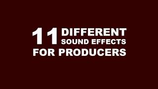 11 SOUND EFFECTS (High Quality) - R&B/Trap/HipHop/Rap/Remix/Dubstep - Popular in 2020 screenshot 4