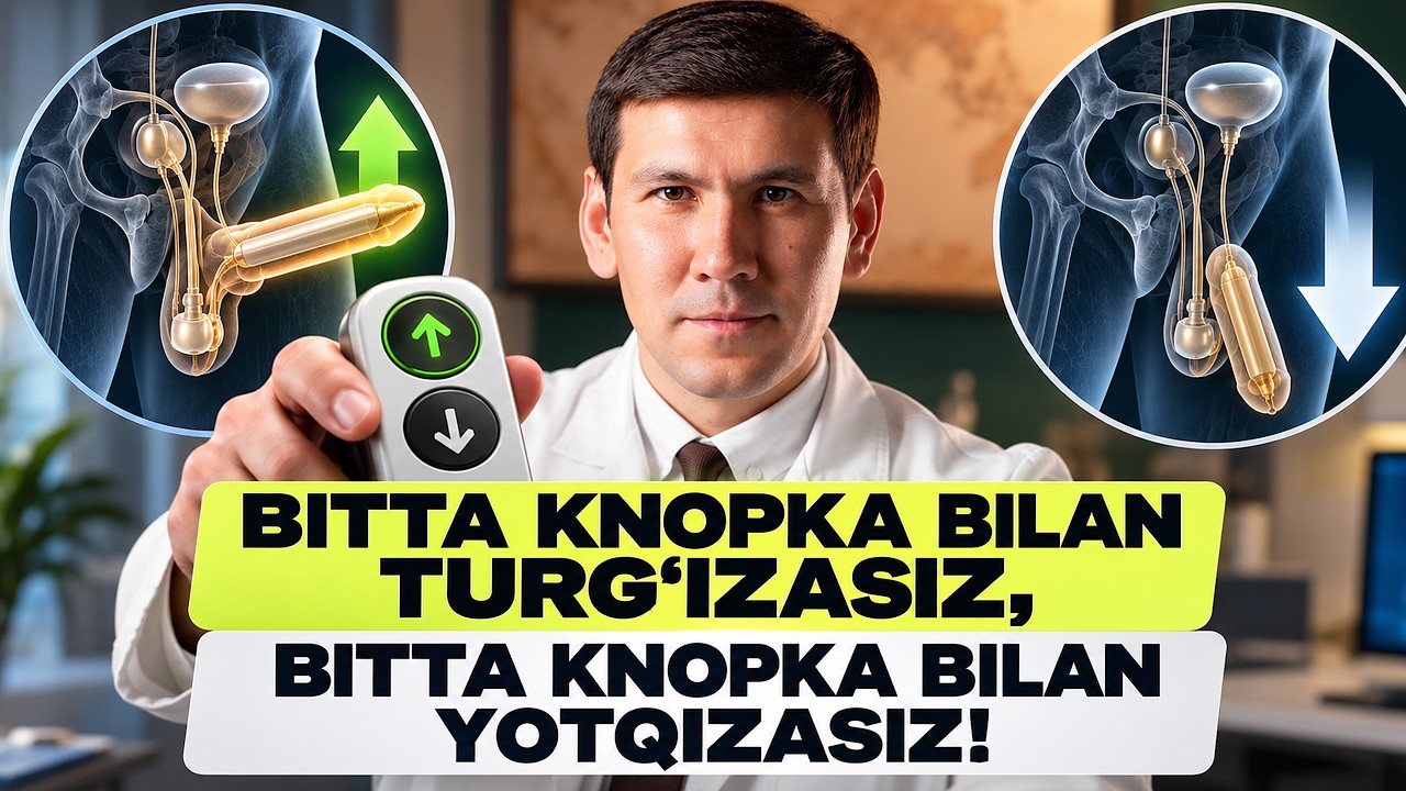 Bitta knopka bilan turg'izasiz, bitta knopka bilan yotqizasiz! — dr. Sanjar Husanov