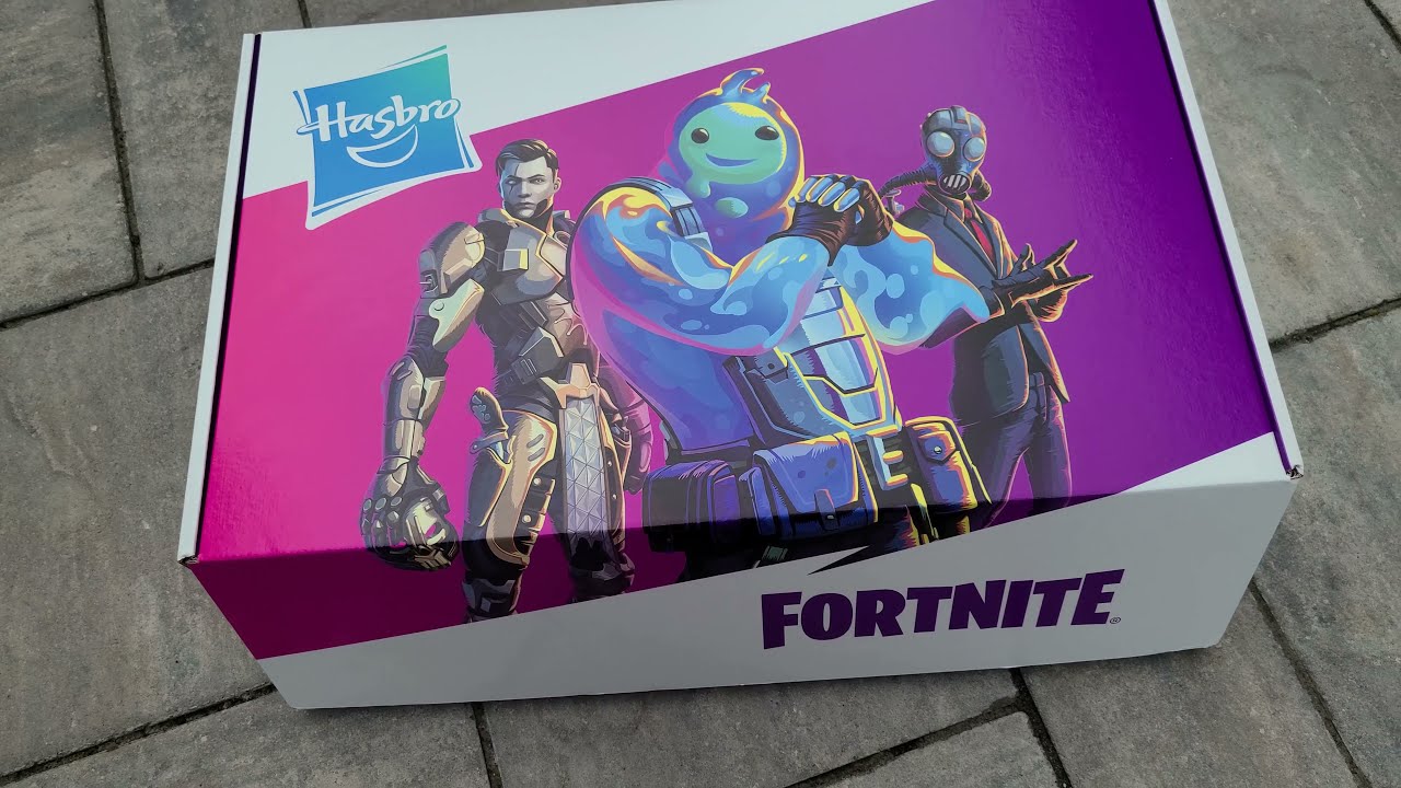 Hasbro Fortnite Victory Royale Press Mailer Box Unboxing! 