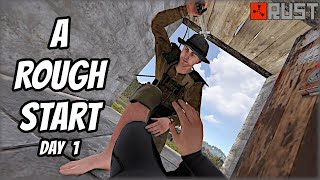 A Solo Noob's Survival Adventure in Rust (Day 1)