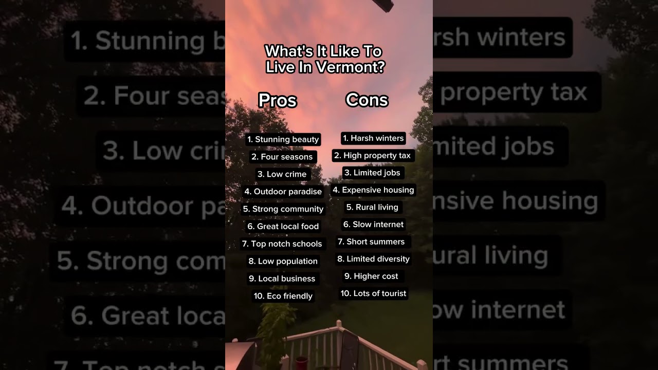 Thinking of moving to Vermont? Read this first… 🏔️❄️ Most people only see the pretty mountains and