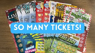 Scratching a TON of tickets from the Idaho Lottery! $90 scratch session!