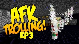 MINECRAFT TROLLING AFK PLAYERS EP3 AFK ANGEL PERFORMS MIRACLES!