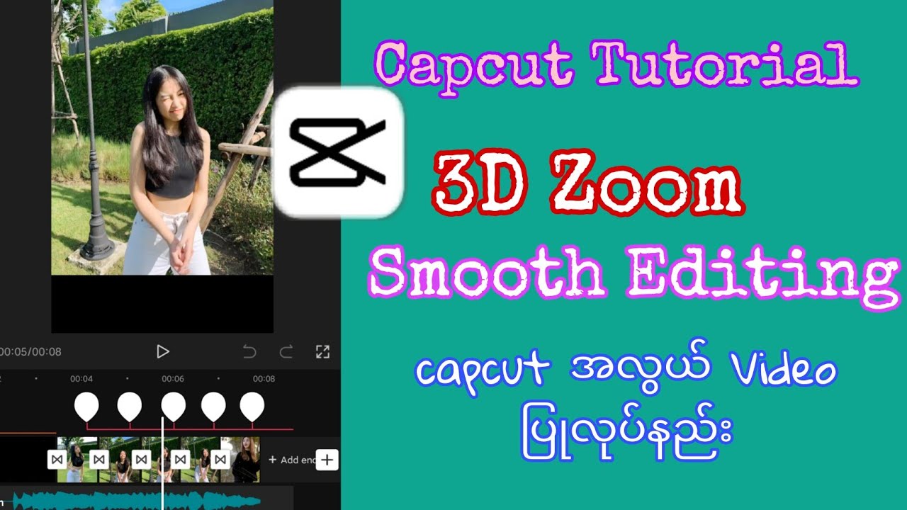 Capcut Smooth Editing Tutorial 3D Zoom effect - YouTube