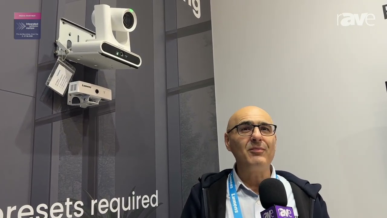 ISE 2026: Lumens Exhibits VC-TR60A 4K Dual Lens Speaker Tracking Camera