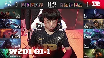 TT vs RNG - Game 1 | Week 2 Day 1 LPL Spring 2022 | TT vs Royal Never Give Up G1
