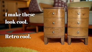 Bedside Tables Get An UNRECOGNISABLE Makeover - Groovy ;)