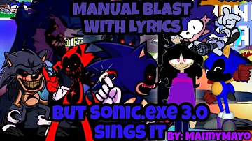 Fnf Manual Blast lyrics only the distorted back voices | by MaimyMayo |