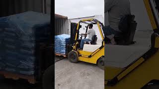 Famous rice 😱 back 💥 container loading😱forklift💥power back video Profile