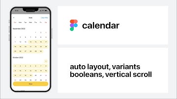 Figma tutorial: Calendar / Date Range Picker
