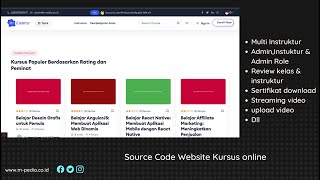 Source Code Web Kursus Online | DEMO