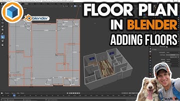 Adding FLOORING to Your Floor Plans in Blender - Blender Floor Plan Modeling Tutorial Part 2