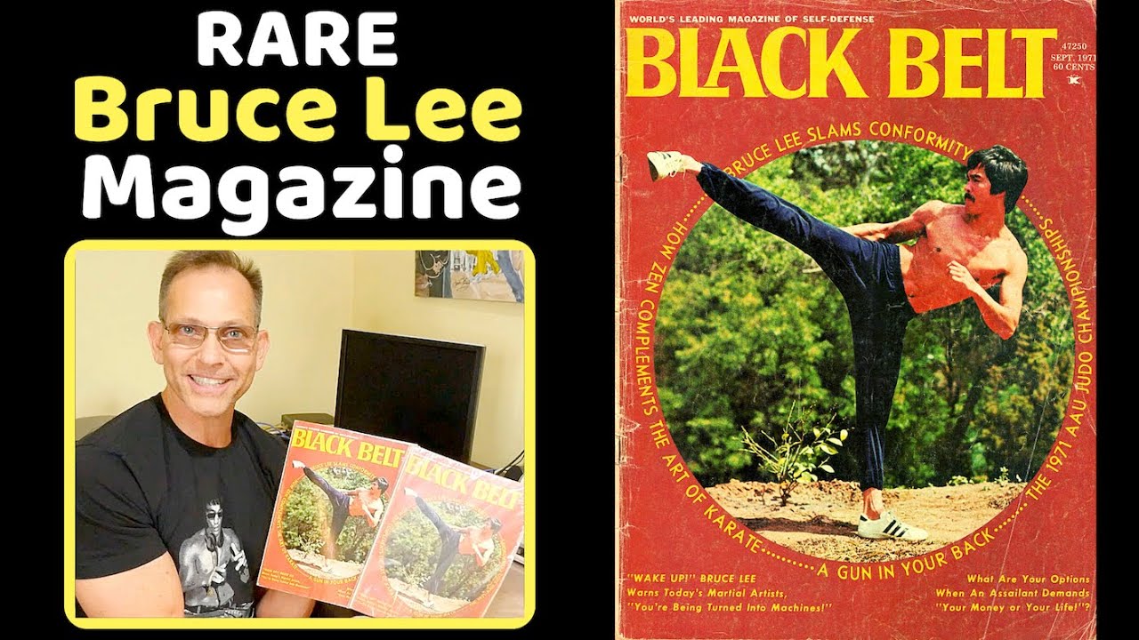 BRUCE LEE Black Belt Magazine Pre-death 1971 | VERY RARE Bruce Lee Magazine!