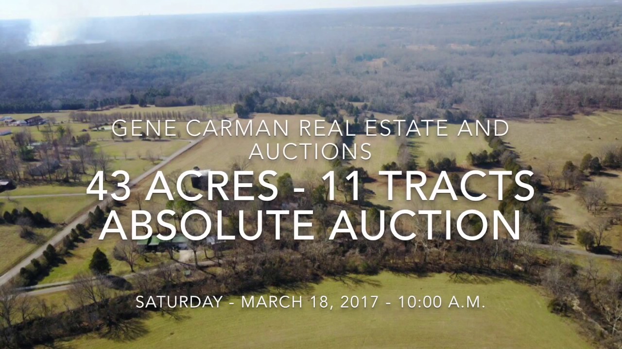 Gene Carman Real Estate and Auctions YouTube