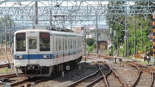 東武小泉線8000系・佐野線850系 館林駅到着 Tobu Koizumi Line 8000 series EMU and Sano Line 850 series EMU