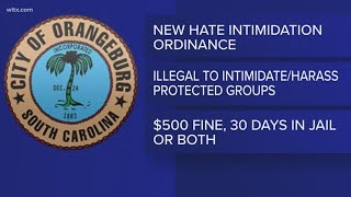 Orangeburg passes new hate crime ordinance
