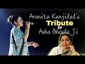 A Heartfelt Tribute by Arunita Kanjilal to Asha Bhosle Ji ❤️🎶 || Live Performance
