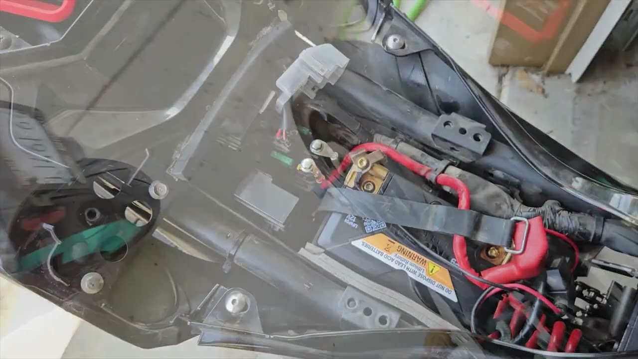 2016 Yamaha FZ 07 (starter relay install)