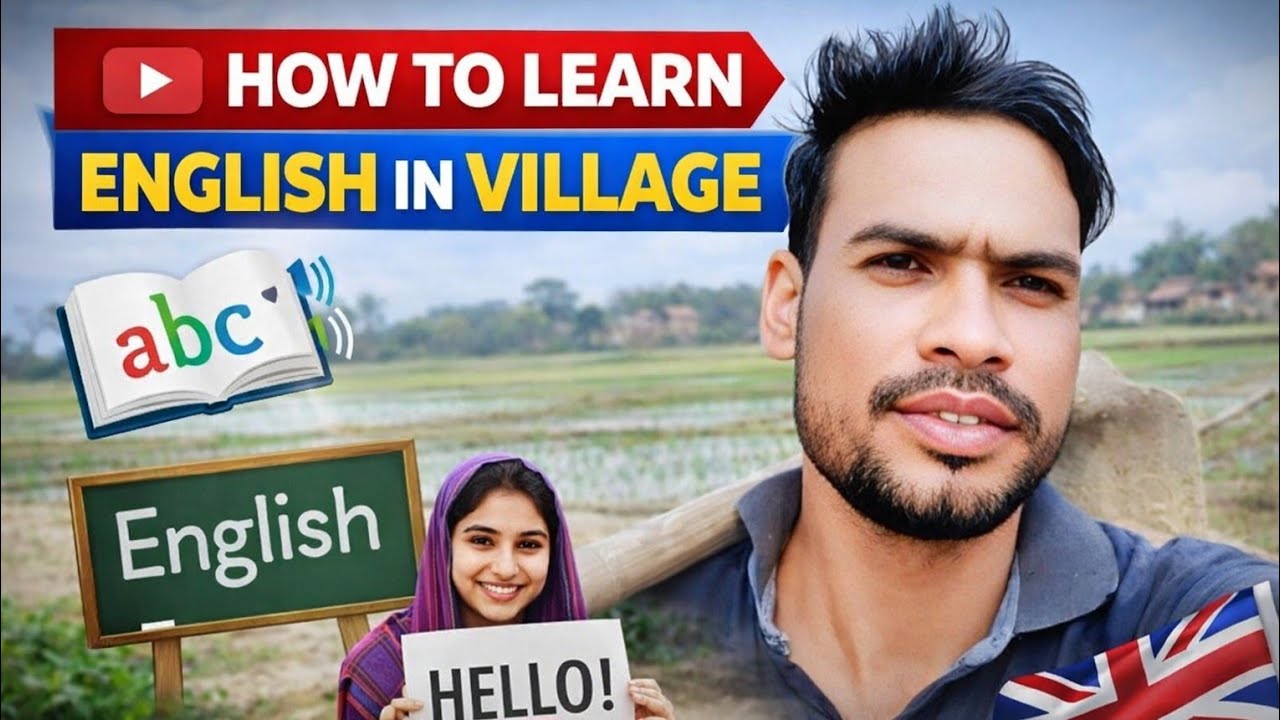 How to learn speaking English in village. How can I improve my English from Village. 