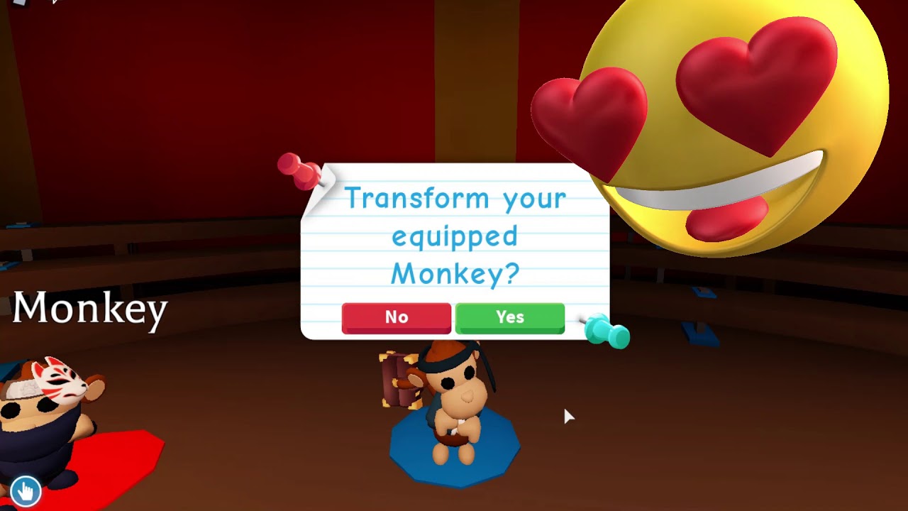 I Made A Business Monkey in Adopt me YouTube