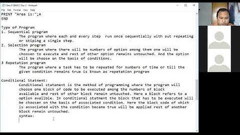 Class 9 QBASIC Conditional Statement