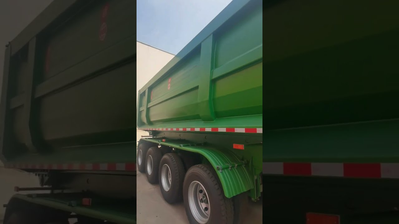 U Shaped Rear Dump Semi Trailer Transportation Logistics Tipper Dumptruck Dumptrailer