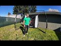 Golf Net with Simulator Impact Screen Setup And Demo