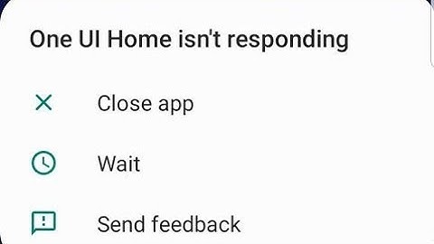 How to fix ui home isn
