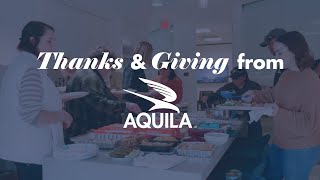 Thanks & Giving From Aquila Commercial - 2021
