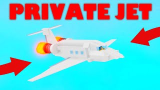 How To Build A Private Jet Roblox Plane Crazy Youtube - how to make a simple plane in roblox plane crazy