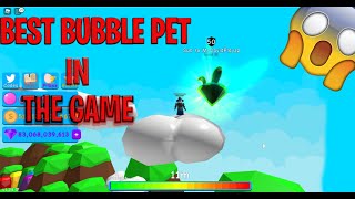 BEST BUBBLE PET IN BUBBLE GUM SIMULATOR !! INSANE STATS screenshot 1