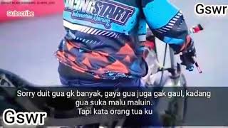 Story wa drag bike//Quotes