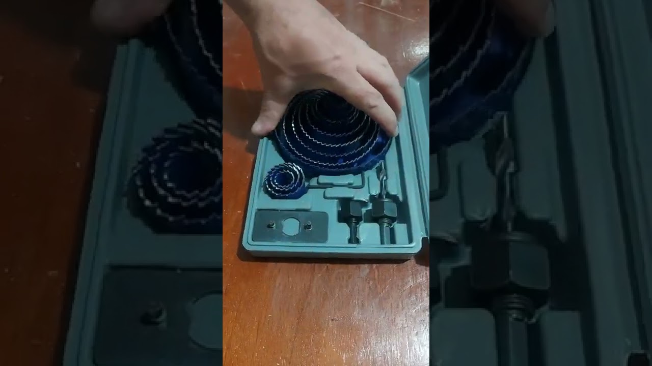 Jogo de serra copo para madeira 19 a 127 Mm.16 Pçs  