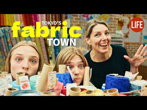 First Time in Tokyo's Fabric Heaven: Nippori Fabric Town 🏭 Life in Japan EP 363