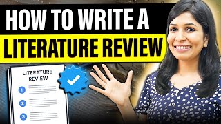 How to write a Literature Review | With AI TOOLS  | Stepbystep explained