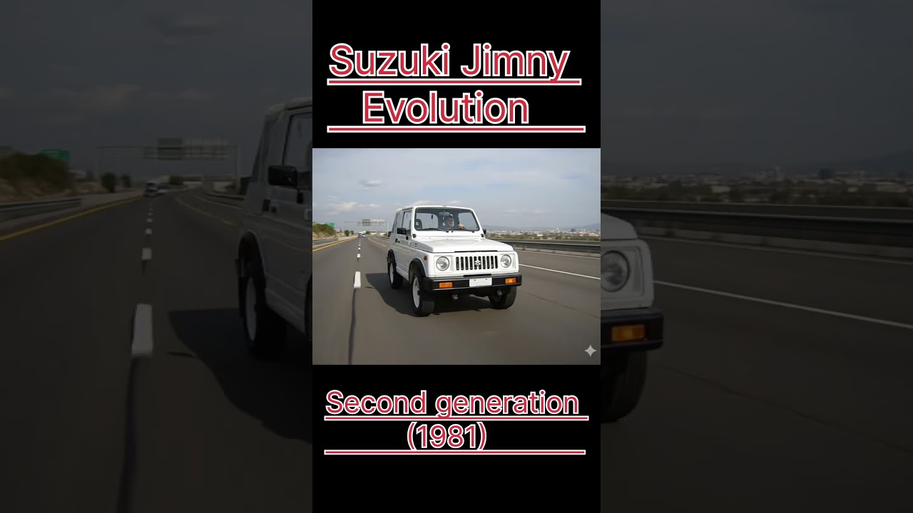 Suzuki Jimny evolution over the years 