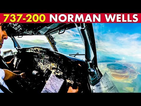 Piloting 737-200 into Norman Wells in Gusty Winds