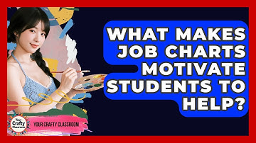 What Makes Job Charts Motivate Students To Help? - Your Crafty Classroom
