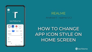 How to Change App Icon Style on Home Screen - realme [Android 11 - realme UI 2]