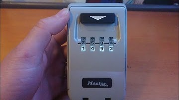 Change Master Lock Box Code - Step By Step Guide