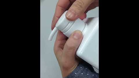 MUJI PET bottle-how to open pumphead before first time use