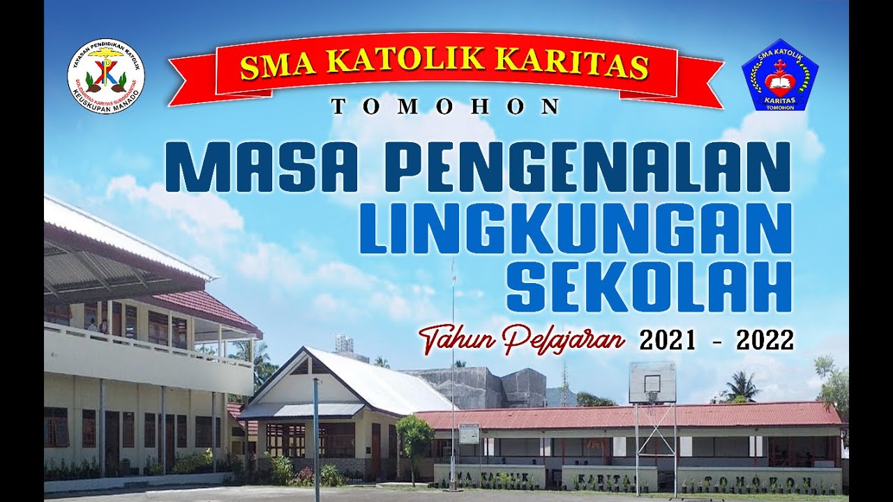 Masa Pengenalan Lingkungan Sekolah (MPLS) SMA Katolik Karitas Tomohon secara Daring Tahun 2021
