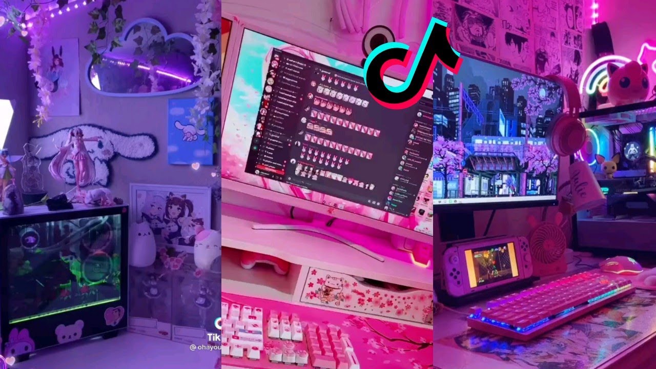🎮♥️ Kawaii Gamer Girl Setup TikTok