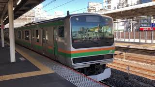 E233系3000番台・E231系1000番台コツE-65編成+コツK-13編成大宮発車