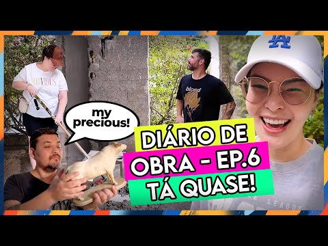 TÁ QUASE! BRUNO E GABI JÁ VÃO SE MUDAR! - 🤣🤭🪚🚧🎉 #DIÁRIODAOBRA6 🏠🧱