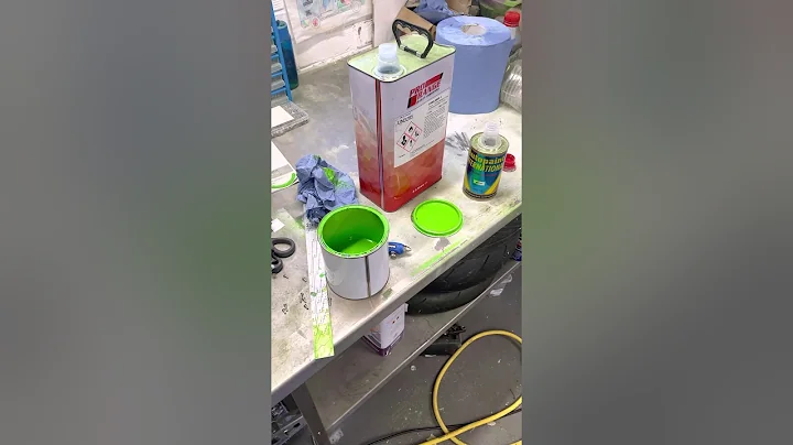 How to mix car paint. Understanding paint ratios with john.  Two pack paint